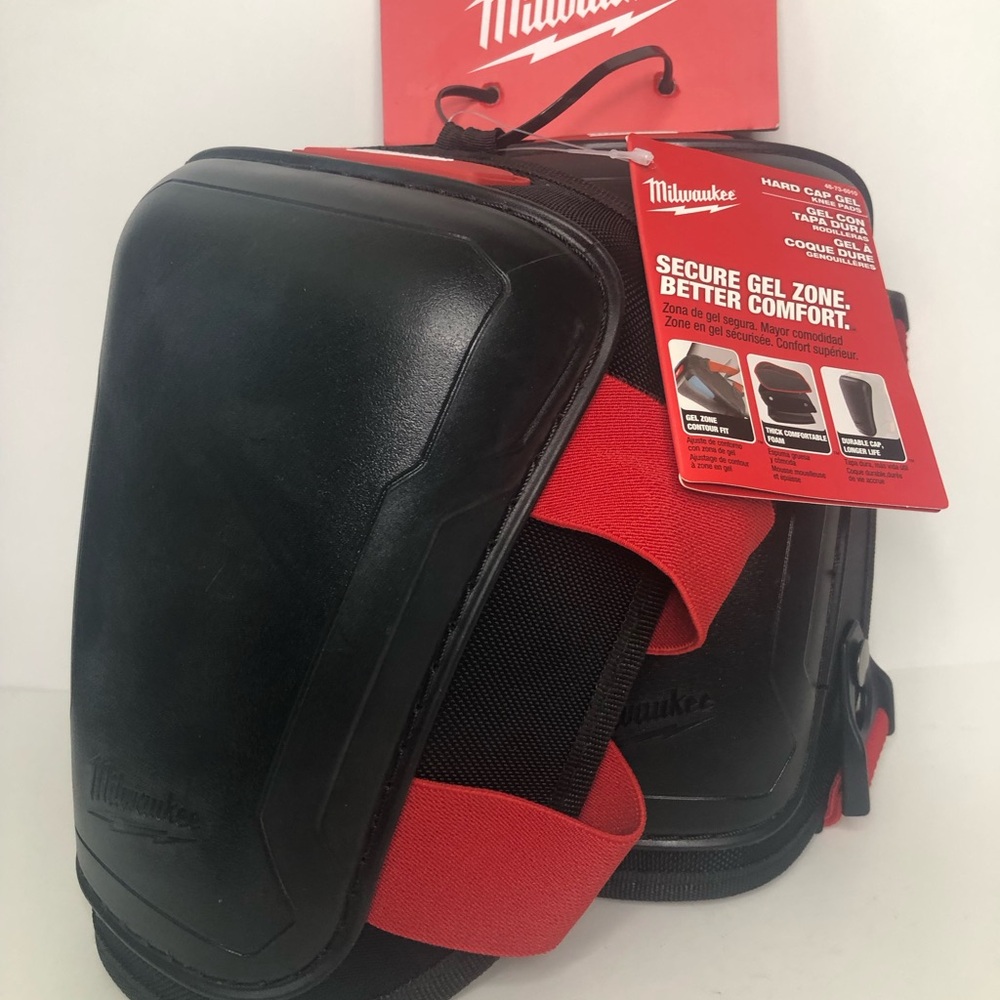Milwaukee Black and Red Knee Pads